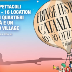 Dal 10 al 30 ottobre Catania Off Fringe Festival, 300 eventi in undici spazi performativi